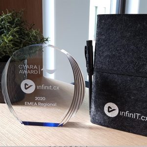 infinit.cx als Cyara EMEA-Partner des Jahres mit Customer Smiles Award 2020 ausgezeichnet